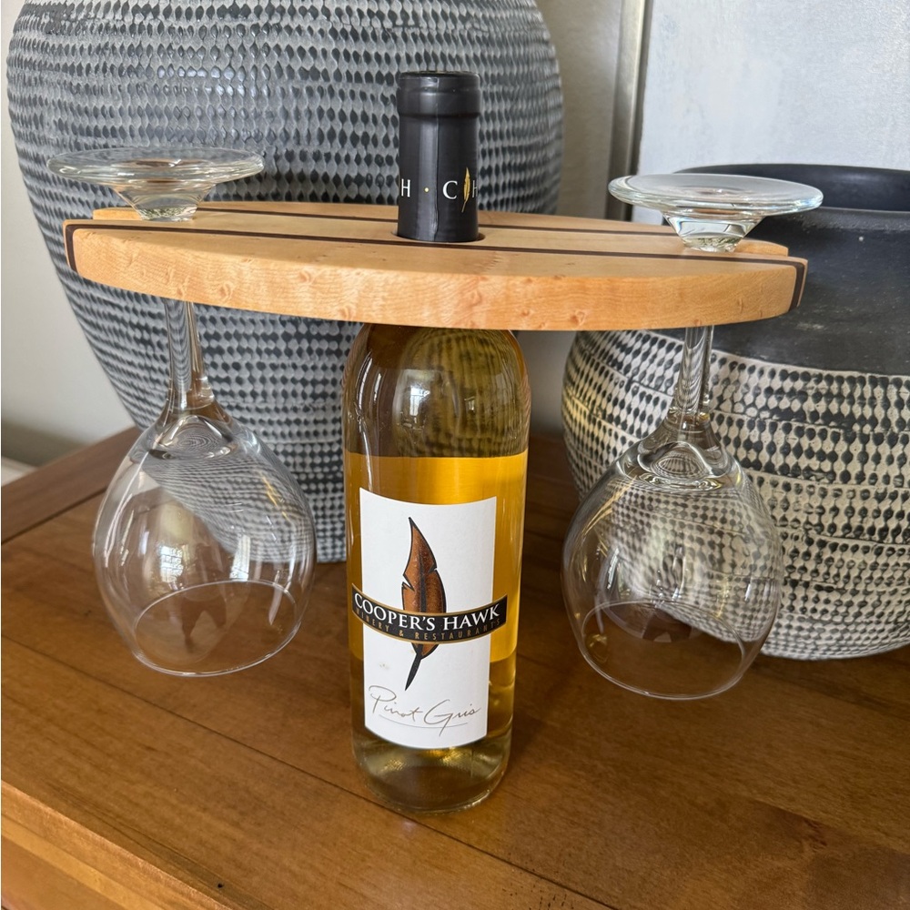 Wine Holder -Natural Wood